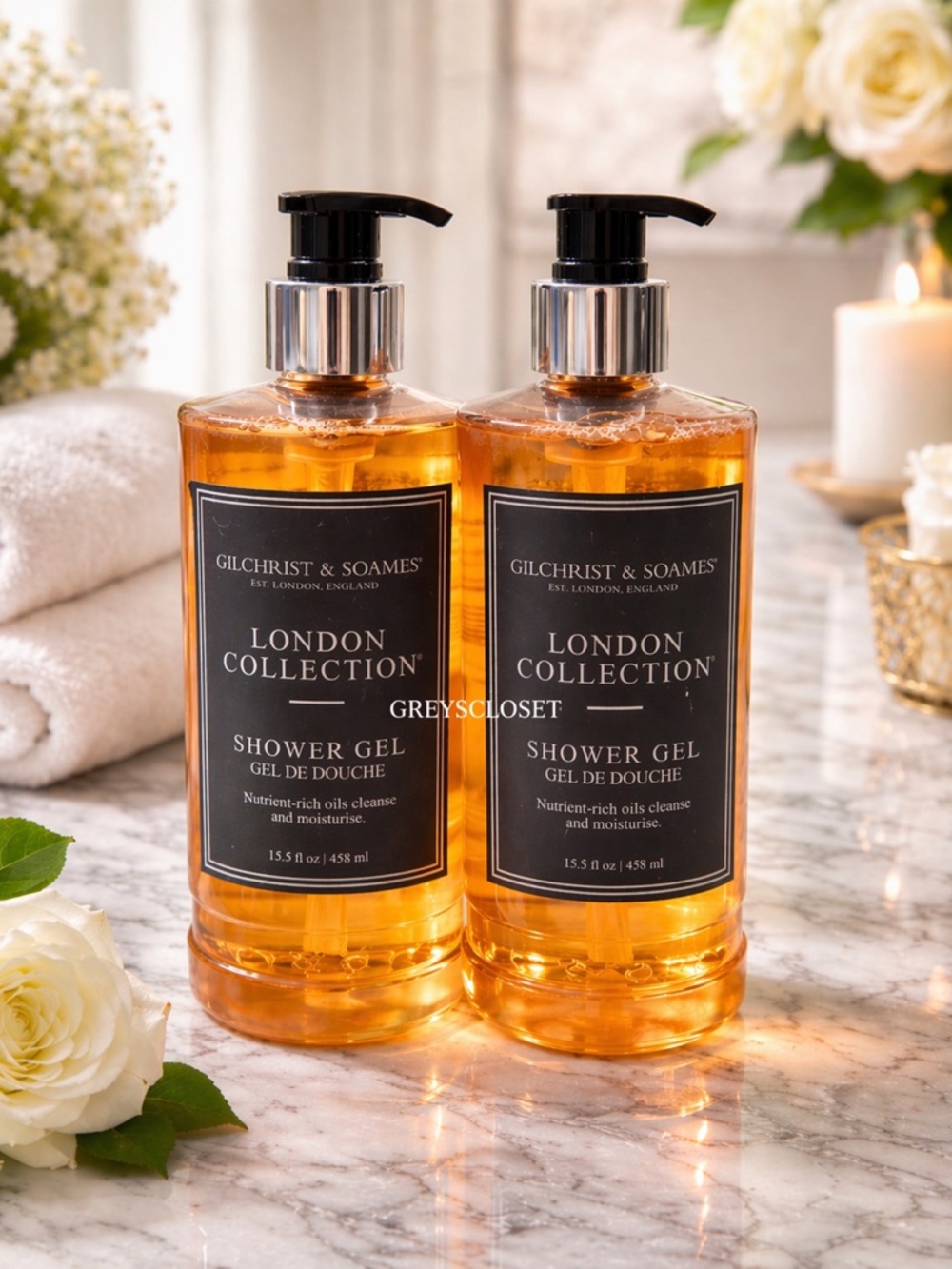 GILCHRIST & SOAMES London Collection Shower Gel – 15.5 oz (Set of 2)